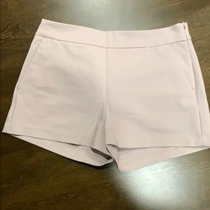 Pink express mid rise shorts